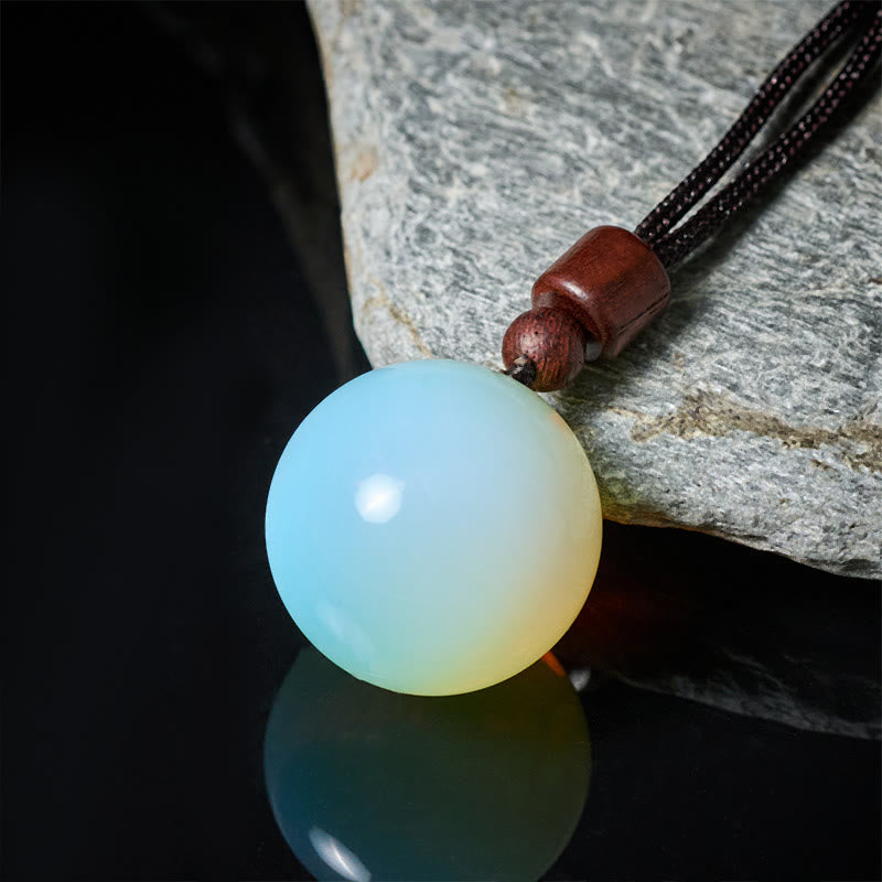 Nimara Ritual White Crystal Pink Crystal Tiger Eye Smoky Quartz Protection Necklace Pendant