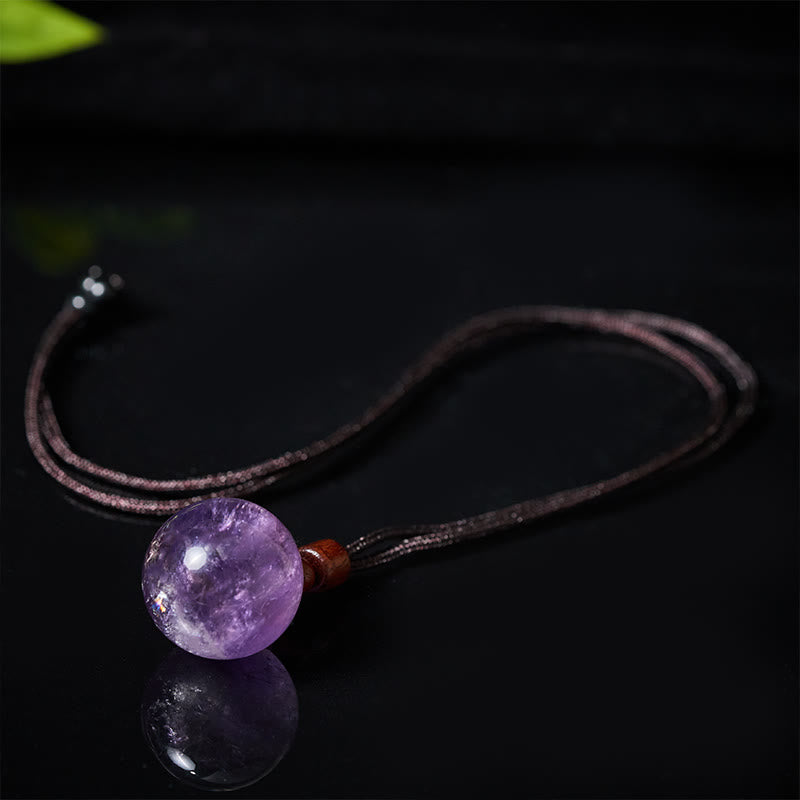 Nimara Ritual White Crystal Pink Crystal Tiger Eye Smoky Quartz Protection Necklace Pendant