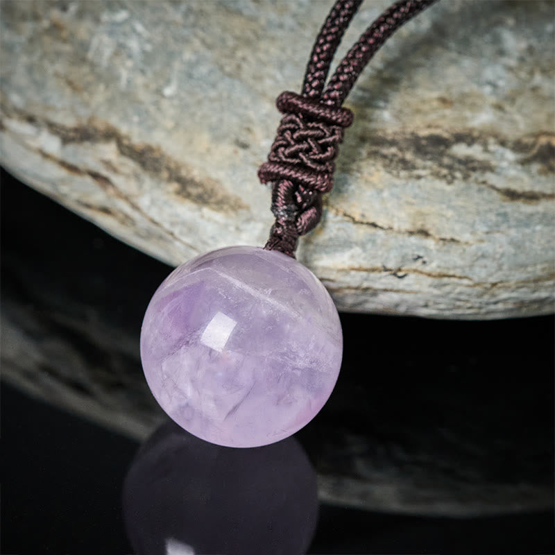 Nimara Ritual Amethyst Yellow Agate Various Agate Pink Crystal Lazurite Lapis Lazuli Balance Necklace Pendant