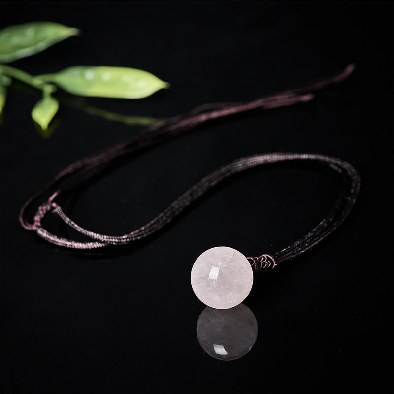 Nimara Ritual Amethyst Yellow Agate Various Agate Pink Crystal Lazurite Lapis Lazuli Balance Necklace Pendant