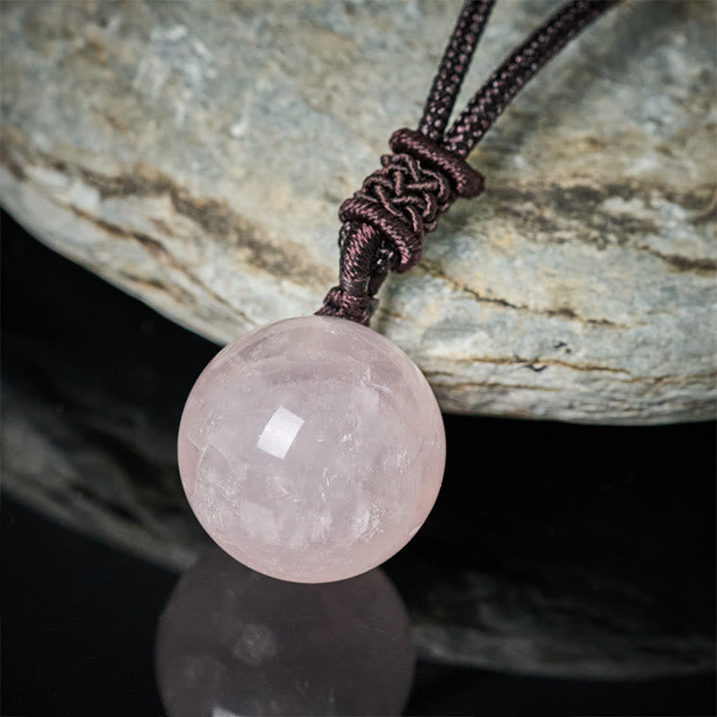 Nimara Ritual Amethyst Yellow Agate Various Agate Pink Crystal Lazurite Lapis Lazuli Balance Necklace Pendant