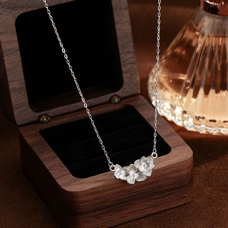 Nimara Ritual 999 Sterling Silver Flower Blessing Necklace Pendant