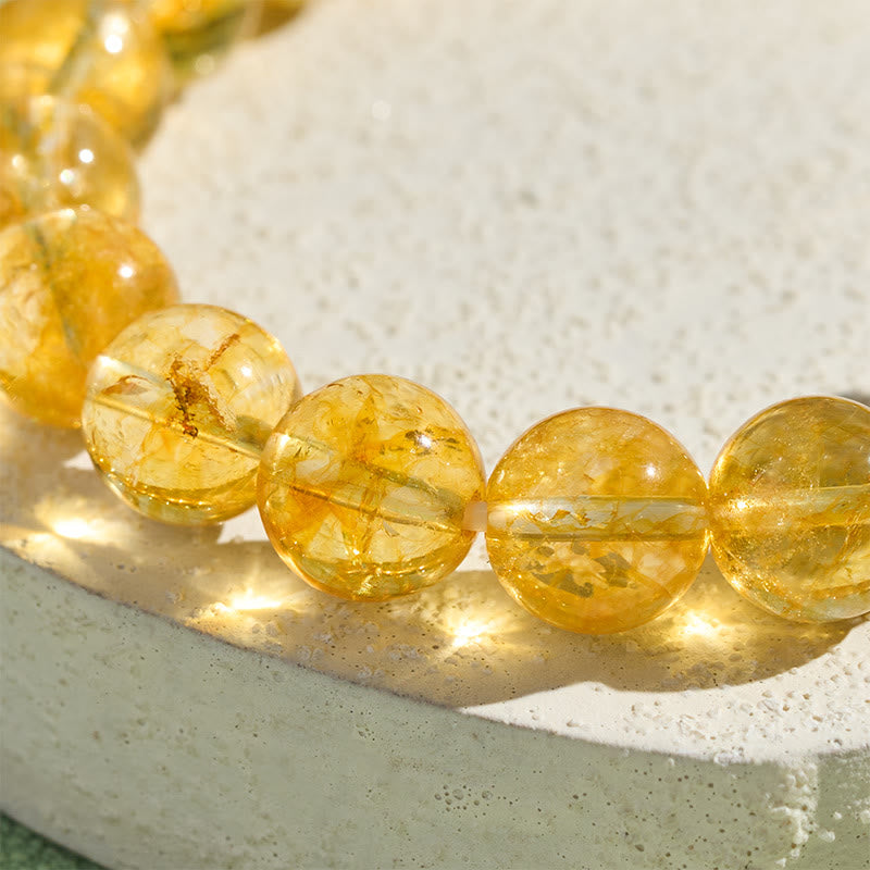 Nimara Ritual Natural Citrine PiXiu Prosperity Protection Bracelet