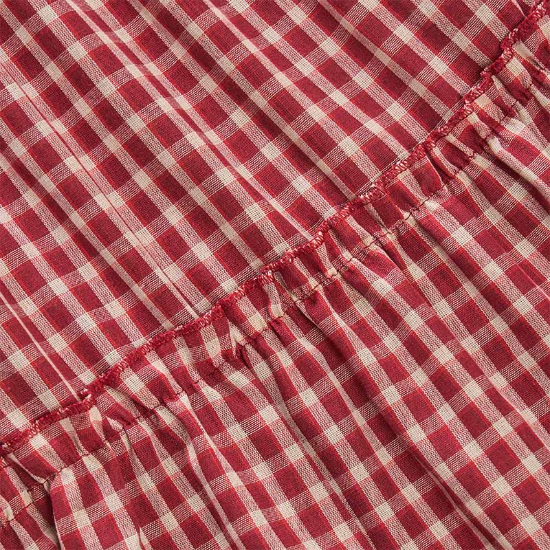 Nimara Ritual Plaid Sleeveless Summer Below Knee Dress With Pockets