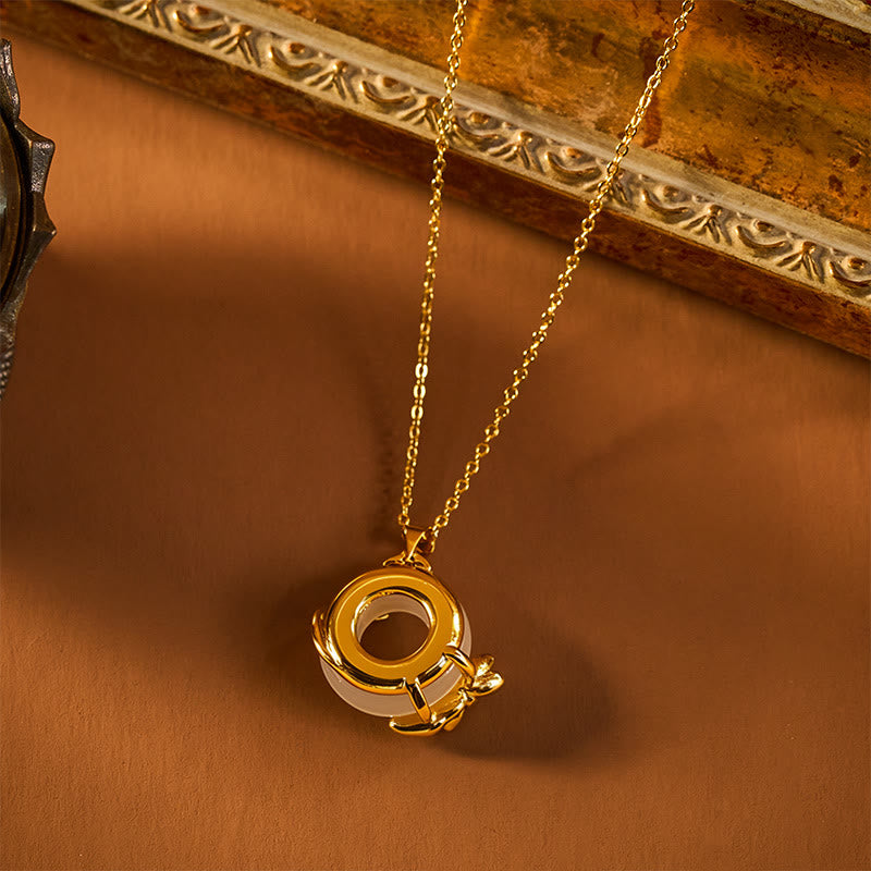 Nimara Ritual Lotus Peace Buckle Peace Necklace Pendant