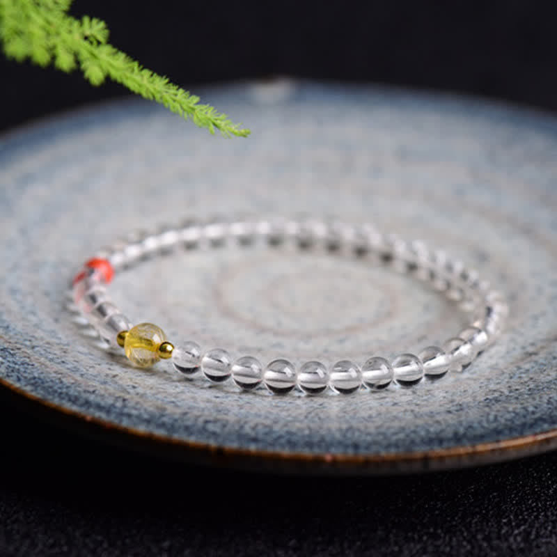 Nimara Ritual Natural Clear Quartz Clarity Bracelet