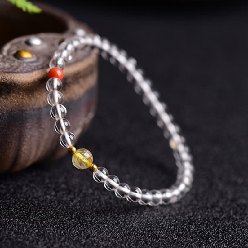 Nimara Ritual Natural Clear Quartz Clarity Bracelet