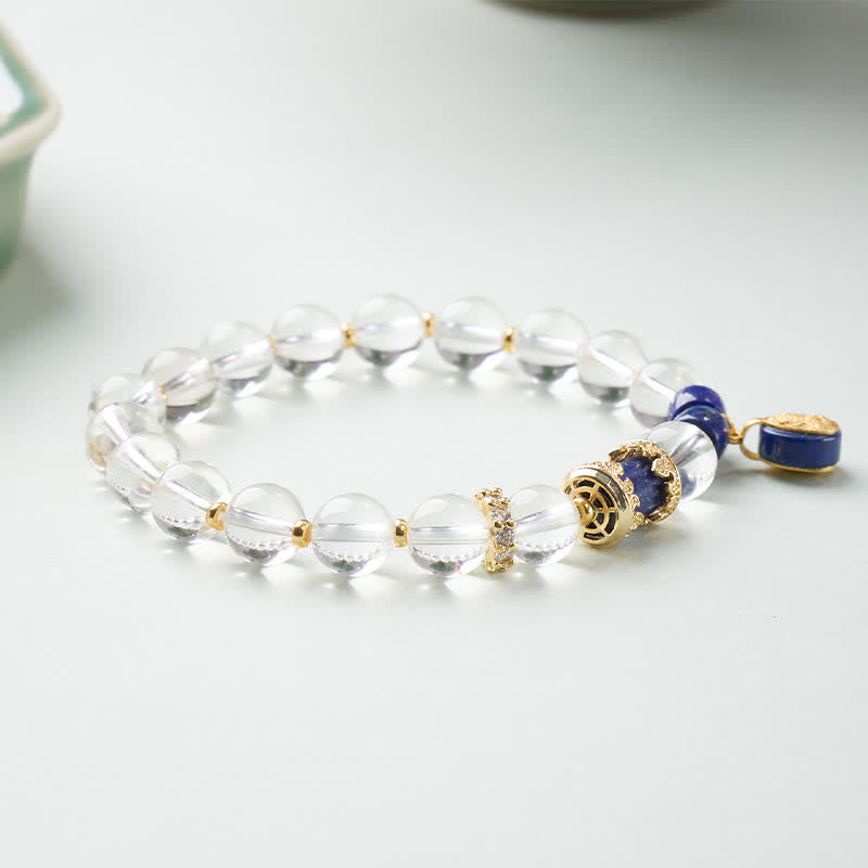 Nimara Ritual Clear Quartz Zakiram Protection Bracelet