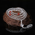 Nimara Ritual Liuli Lotus 108 Round Beads Enlightenment Mala