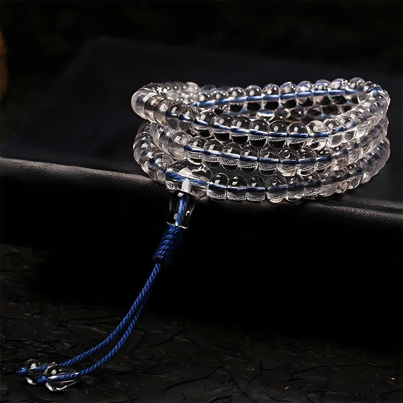 Nimara Ritual Liuli 108 Flat Beads Spiral Rope Wisdom Mala