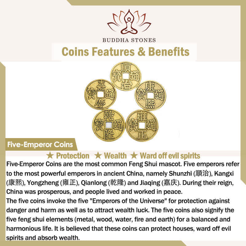 Nimara Ritual Copper Chinese Zodiac Five Emperor Coins Gourd Protection Keychains