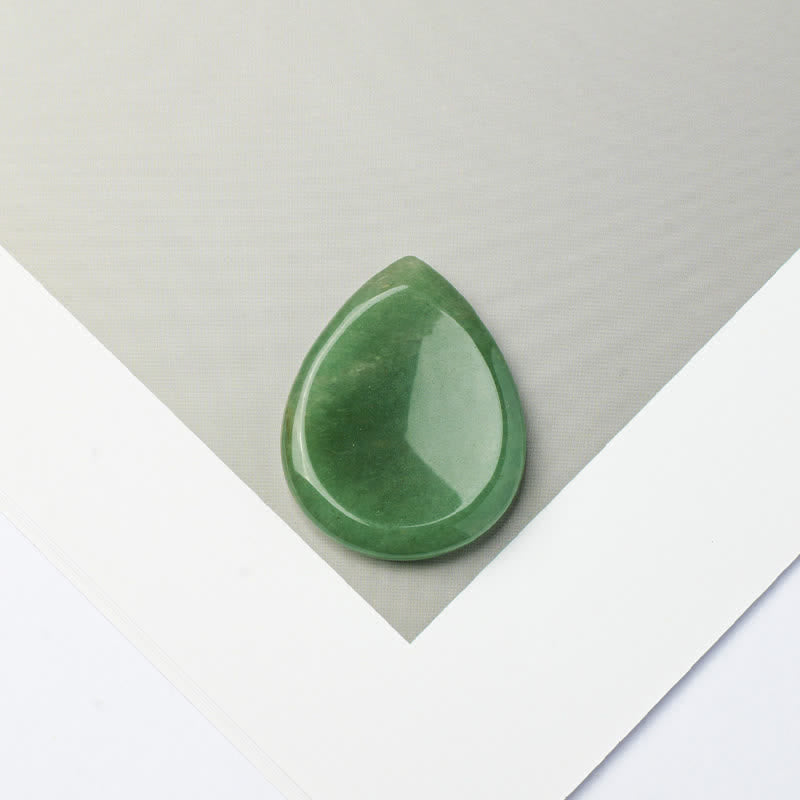 Nimara Ritual Teardrop Shape Worry Stone Protection Crystal Decor 45*35*8mm