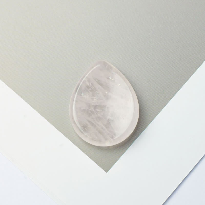 Nimara Ritual Teardrop Shape Worry Stone Protection Crystal Decor 45*35*8mm