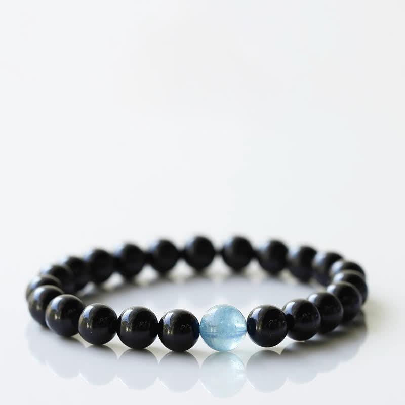 Nimara Ritual Black Tourmaline Crystal Zodiac Animal Design Resilience Bracelet
