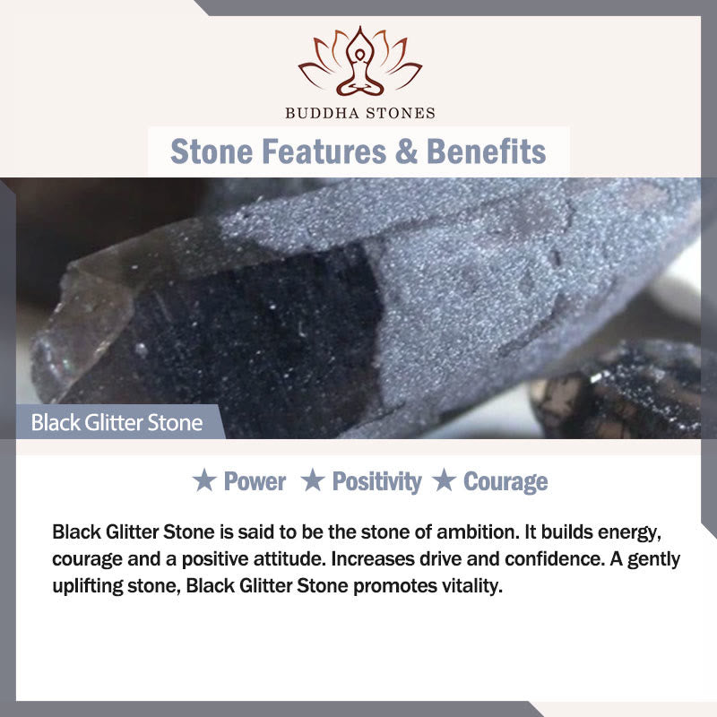 Transformation and Strength Black Obsidian Hematite Ethnic Flat Bead Bracelet