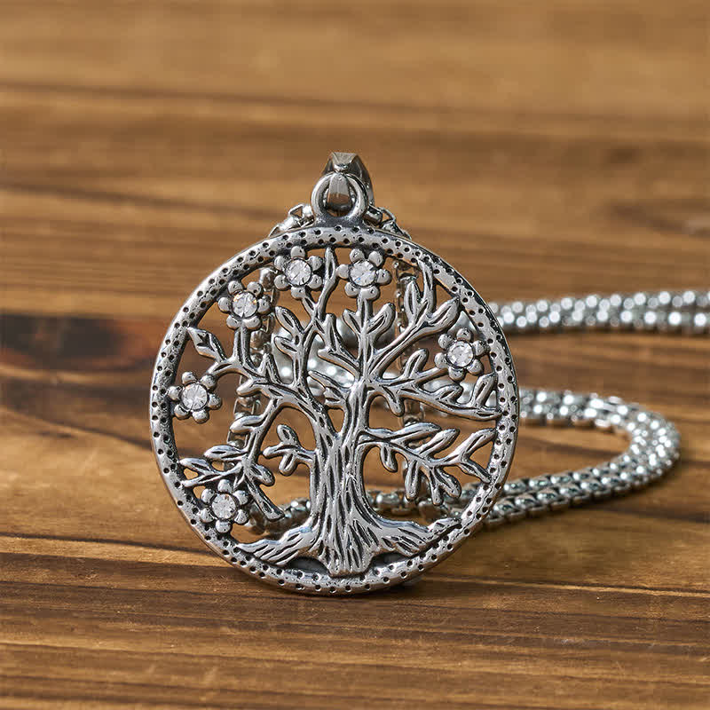 Nimara Ritual The Tree Of Life Titanium Steel Creation Necklace Pendant