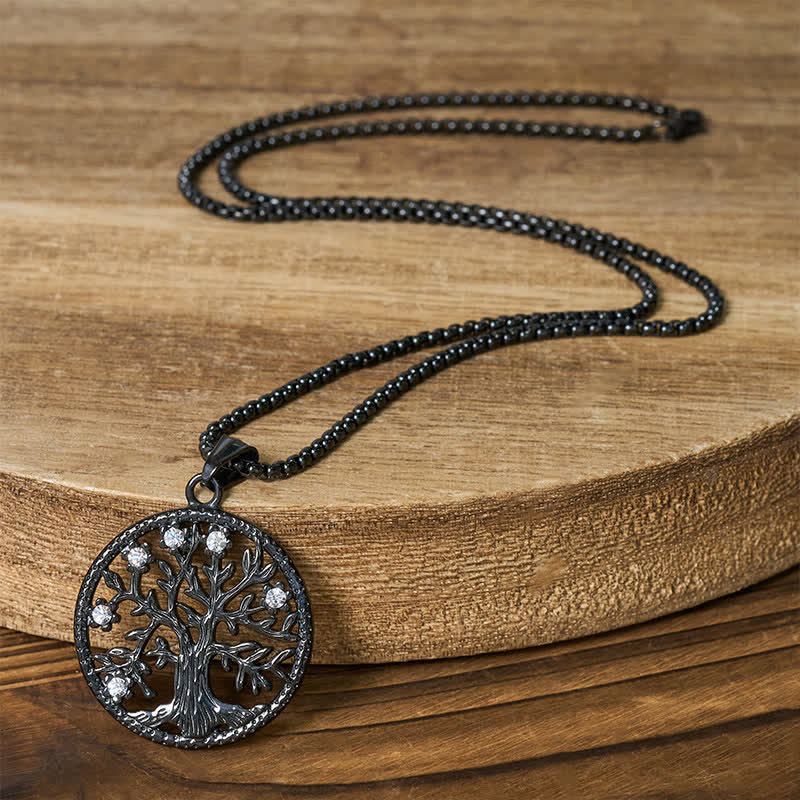 Nimara Ritual The Tree Of Life Titanium Steel Creation Necklace Pendant