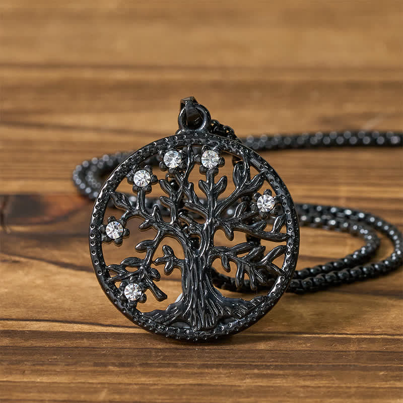 Nimara Ritual The Tree Of Life Titanium Steel Creation Necklace Pendant