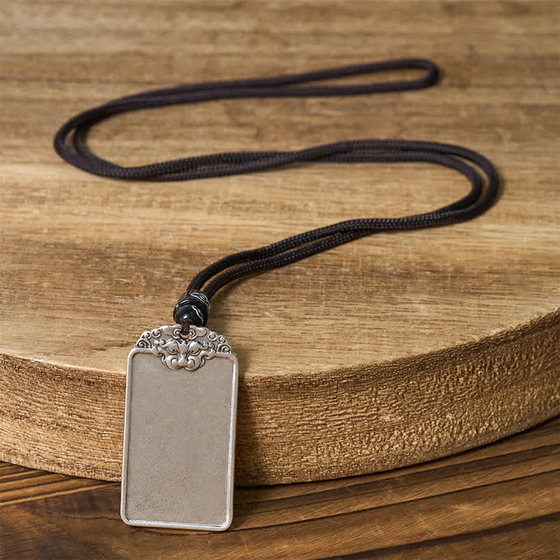 Nimara Ritual Copper Animal Head Balance "Peace and Tranquility" Pendant Necklace
