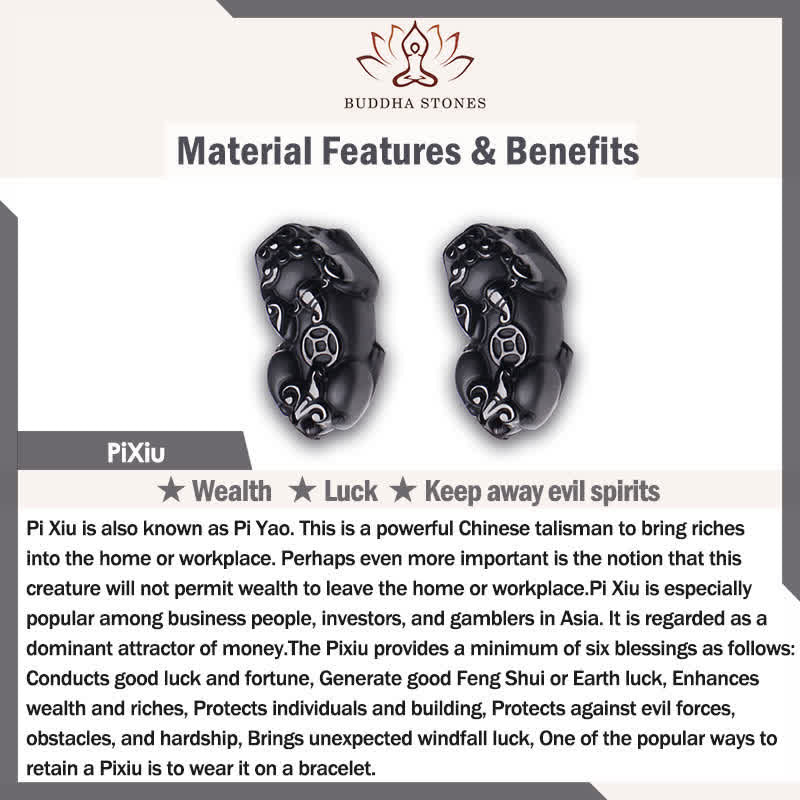Nimara Ritual Strawberry Quartz And Silver Sheen Obsidian Pixiu Love Hand Carved Couples Bracelet