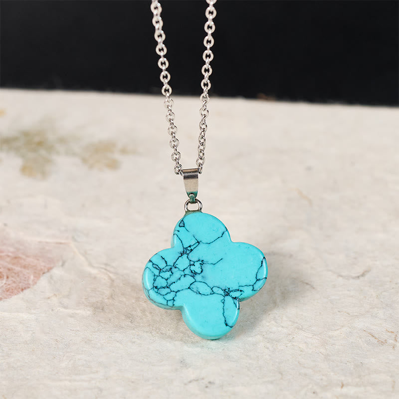 Nimara Ritual Various Crystal Green Aventurine Black Obsidian Tiger Eye Plum Blossom Luck Necklace Pendant