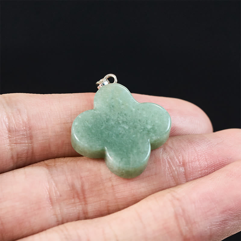 Nimara Ritual Various Crystal Green Aventurine Black Obsidian Tiger Eye Plum Blossom Luck Necklace Pendant