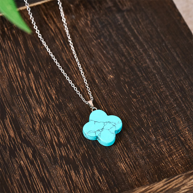 Nimara Ritual Various Crystal Green Aventurine Black Obsidian Tiger Eye Plum Blossom Luck Necklace Pendant