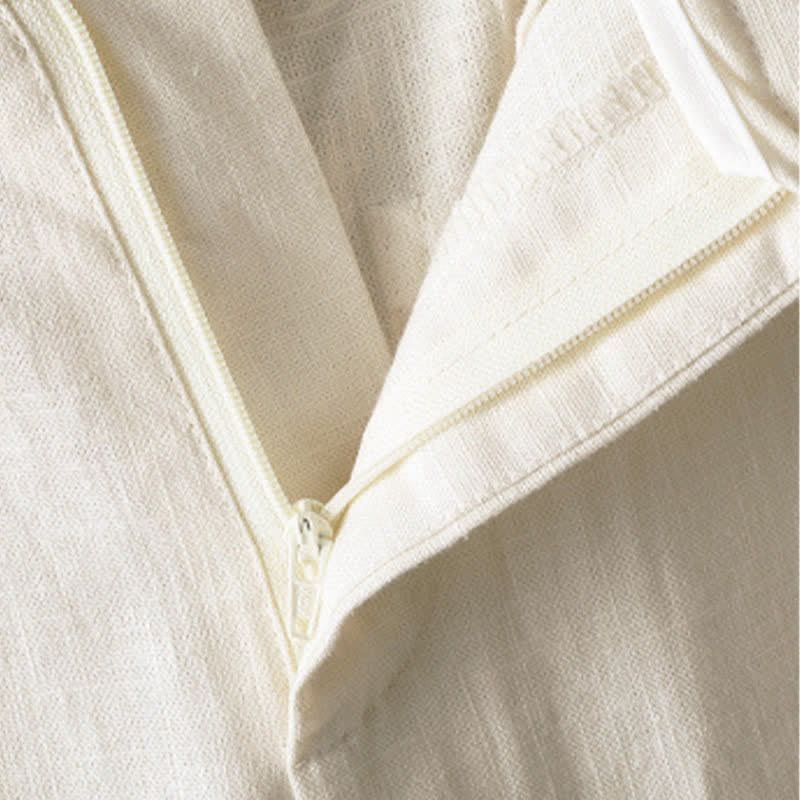 Nimara Ritual Summer Minimalist Button-Up Solid Women's Harem Pants With Pockets