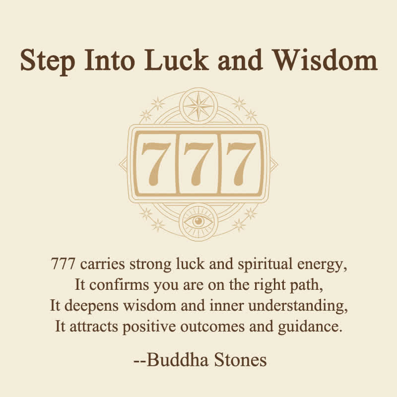 Nimara Ritual "Step Into Luck and Wisdom" 777 Angel Number Heart-Shaped Enlightenment Crystal Palm Stone Decor Includes Gift Message Card