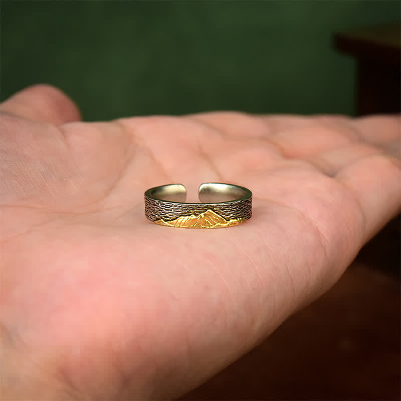 Nimara Ritual Mount Everest Garuda Copper Wisdom Ring