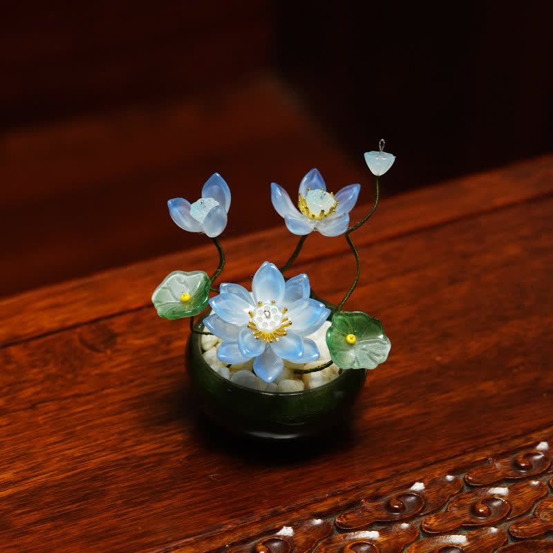 Nimara Ritual Lotus Liuli Flowerpot Handmade Mindful Living Decor