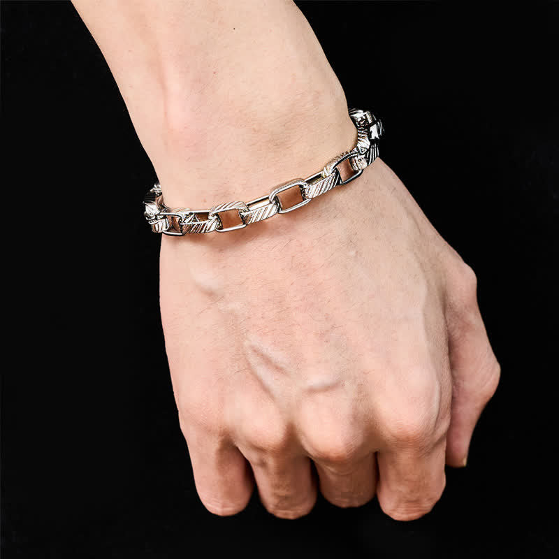 Nimara Ritual Chain Chunky Braided Strengthen Cuban Bracelet