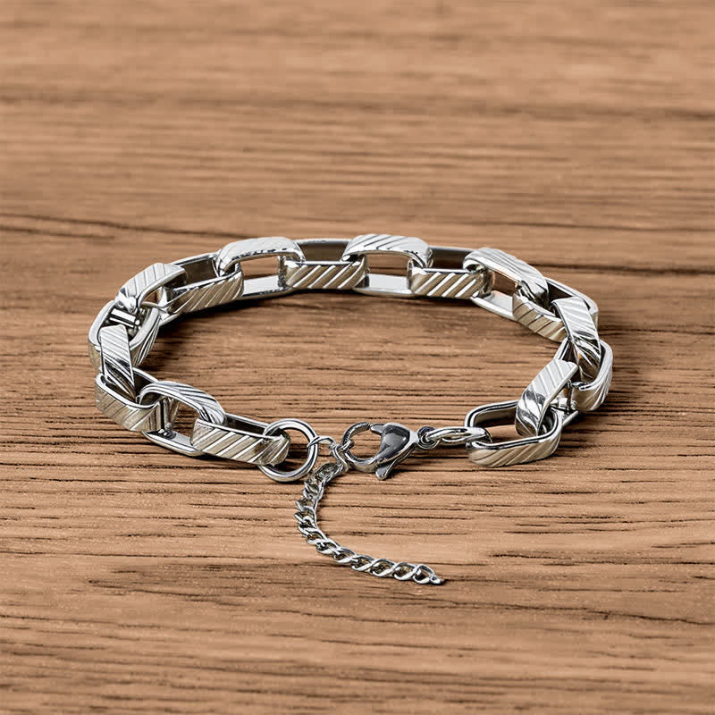 Nimara Ritual Chain Chunky Braided Strengthen Cuban Bracelet
