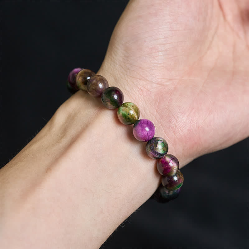 Nimara Ritual Red Tiger Eye Colorful Bead Protection Bracelet