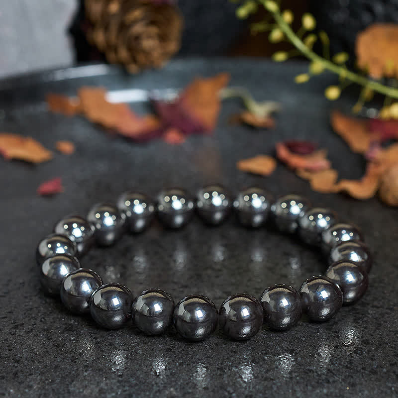 Nimara Ritual Natural Hematite Bead Powerful Bracelet
