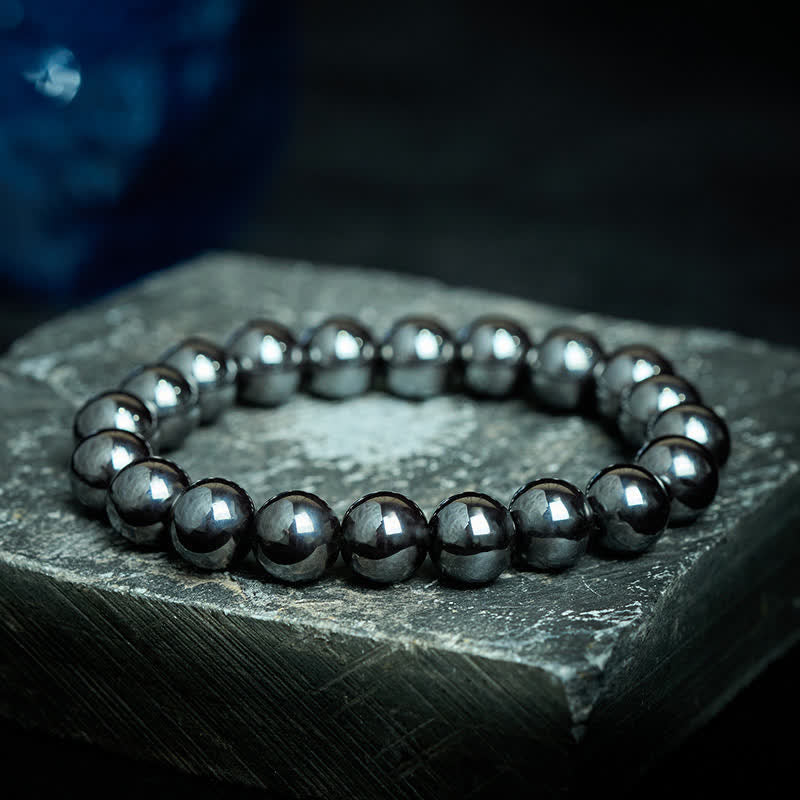 Nimara Ritual Natural Hematite Bead Powerful Bracelet