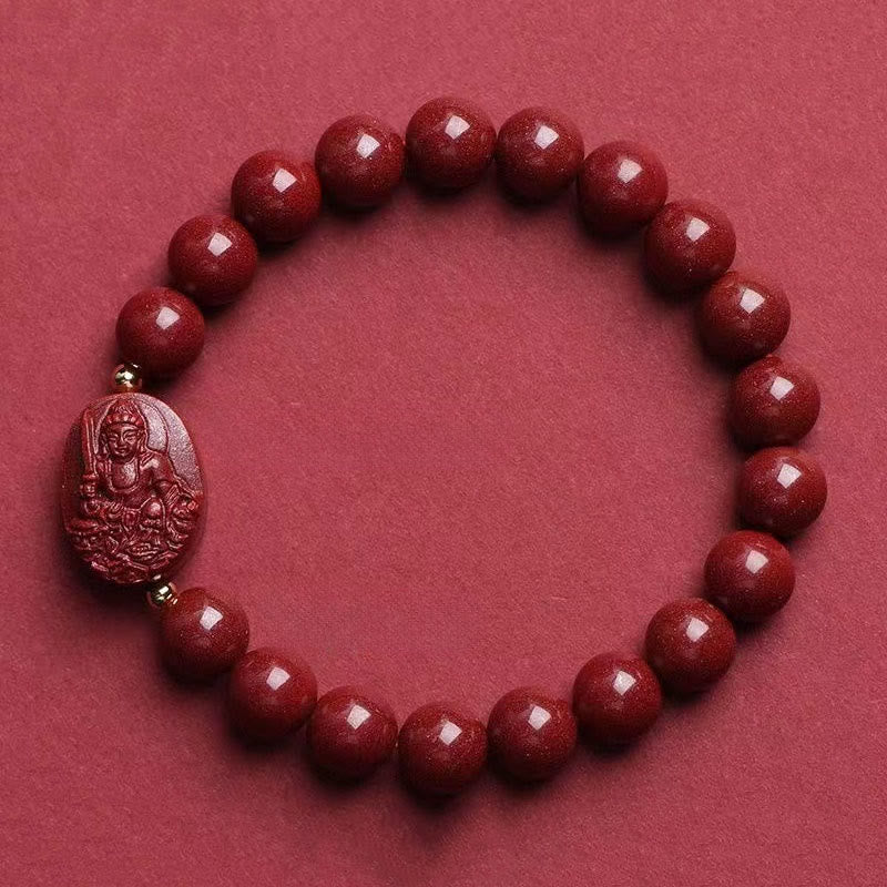 Nimara Ritual The Chinese Zodiac Natal Buddha Cinnabar Blessing Bracelet