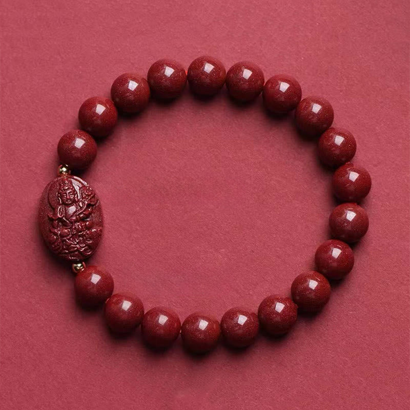 Nimara Ritual The Chinese Zodiac Natal Buddha Cinnabar Blessing Bracelet
