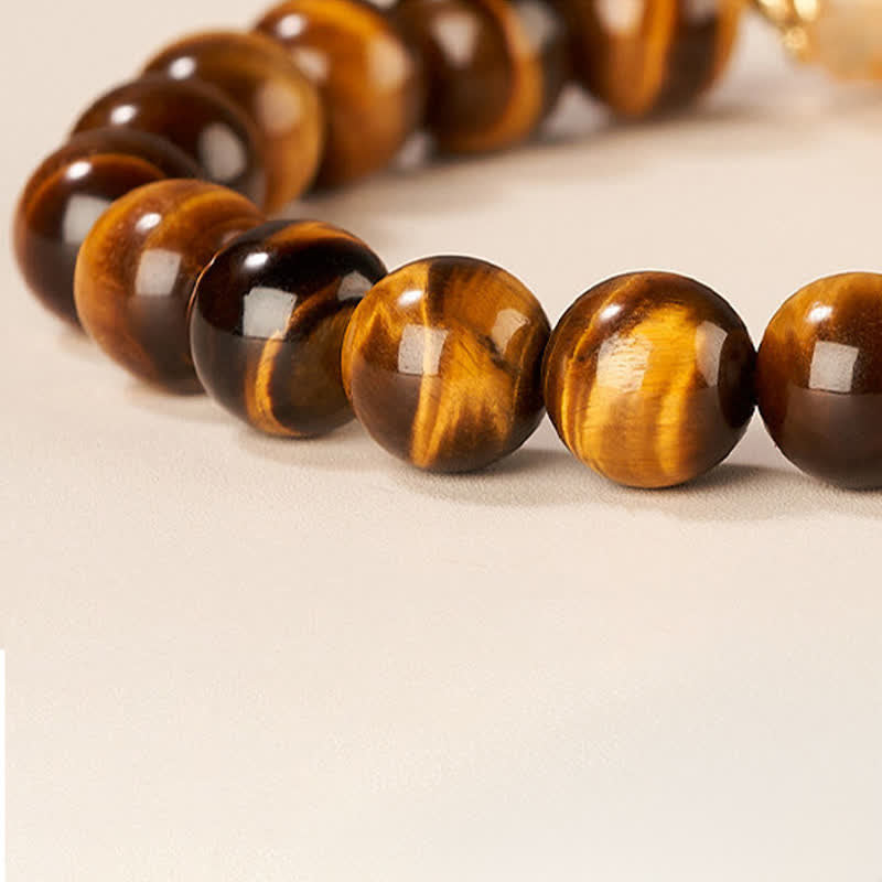 Nimara Ritual Tiger Eye Citrine Bead Strength Bracelet