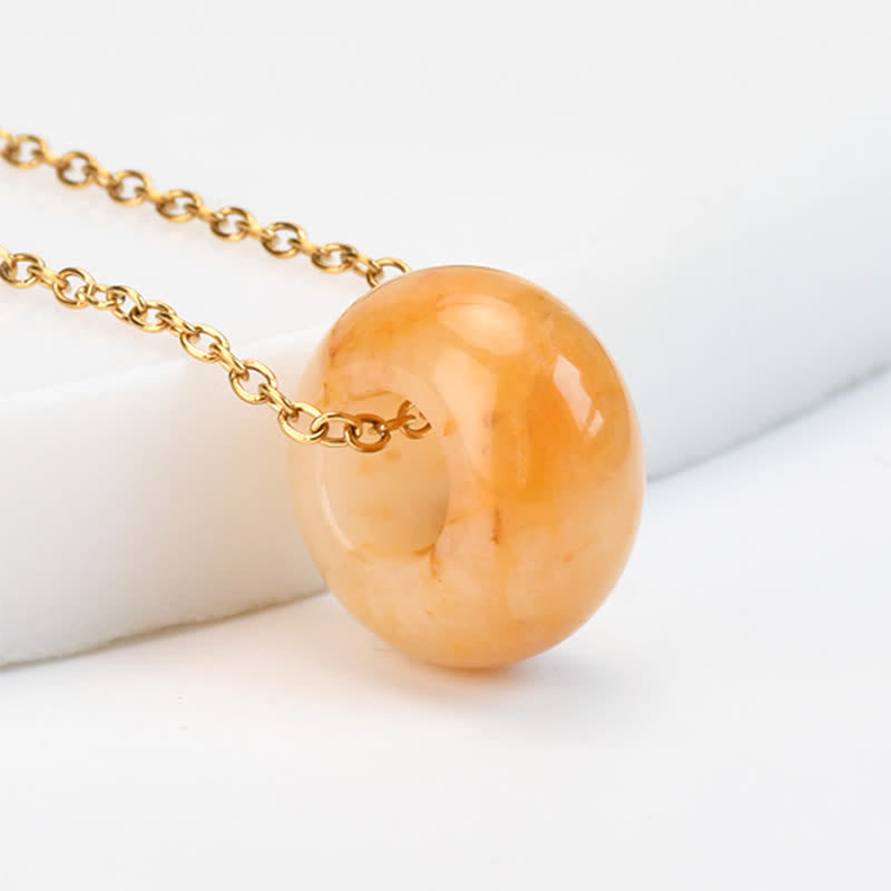 Self-care and Healing Natural Rose Quartz Green Aventurine Round Crystal Necklace