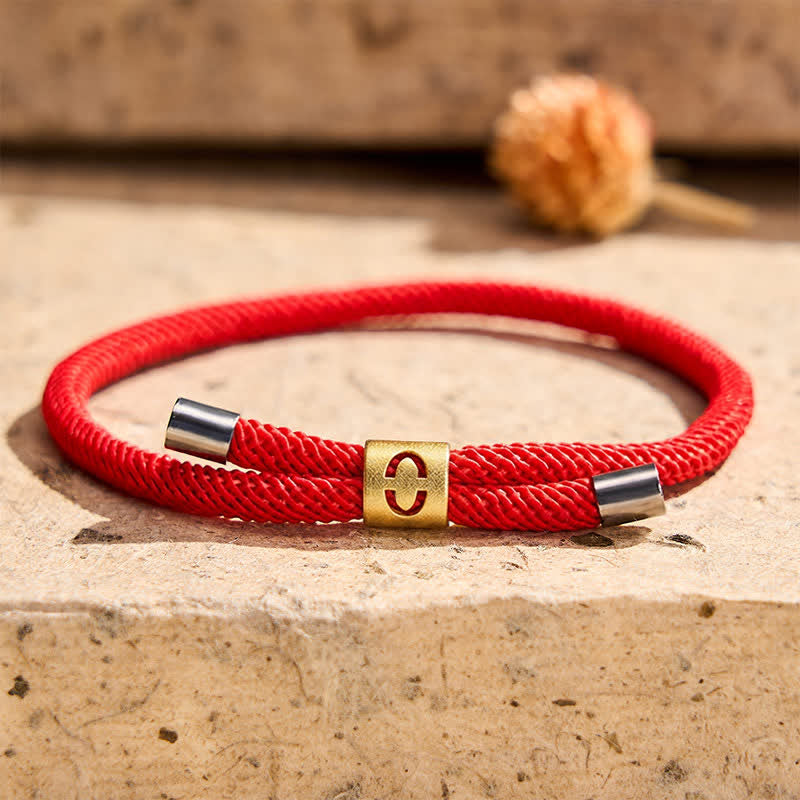 Nimara Ritual Single-Digit Angel Numbers Adjustable String Protection Bracelet
