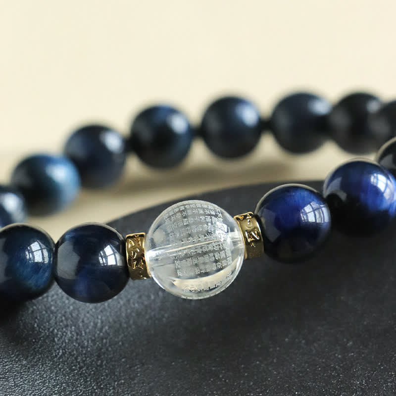 Nimara Ritual Strawberry Quartz Blue Tiger Eye Positive Bracelet