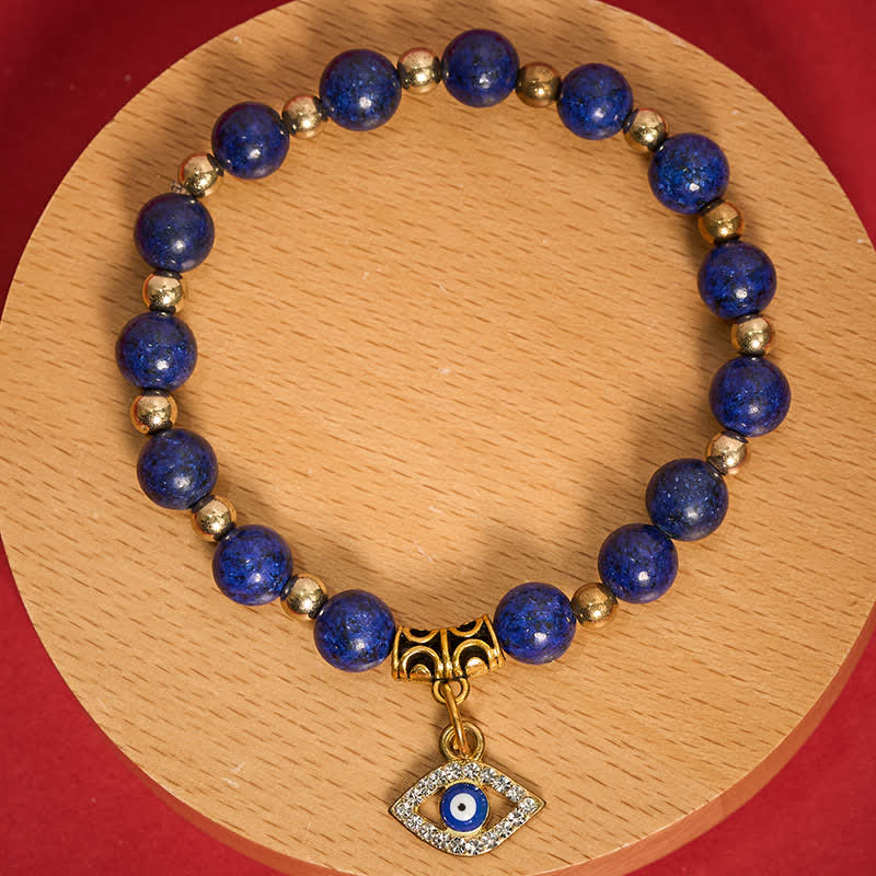 Nimara Ritual Natural Lapis Lazuli Evil Eye Balance Bracelet