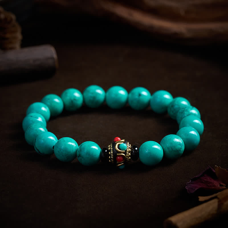 Nimara Ritual Tibetan Turquoise Protection Bracelet