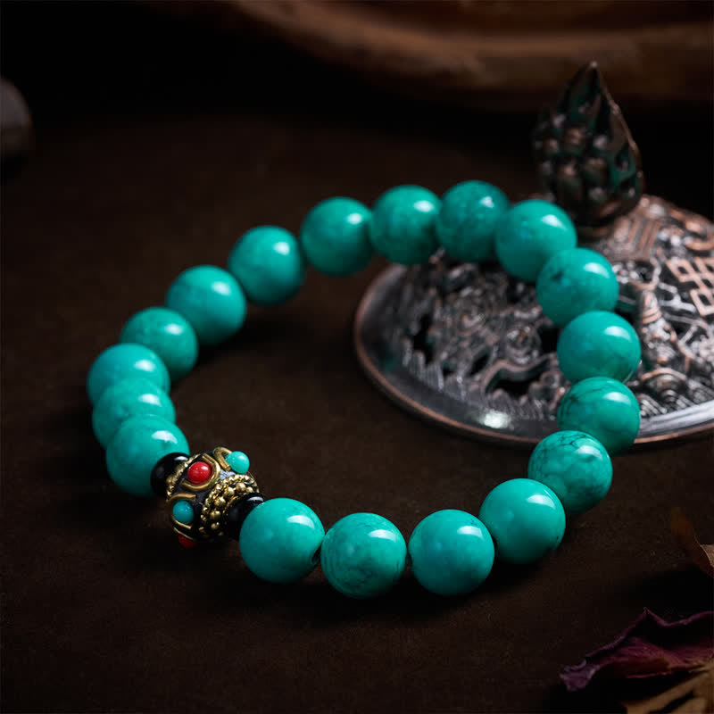 Nimara Ritual Tibetan Turquoise Protection Bracelet
