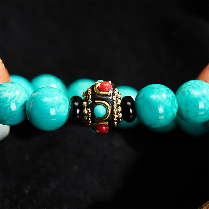 Nimara Ritual Tibetan Turquoise Protection Bracelet