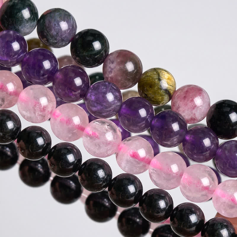 Nimara Ritual Stress Relief & Protection Crystal Bracelet Set