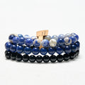 Nimara Ritual Lazurite Lapis Lazuli Sodalite Black Onyx Bead Positive Bracelet