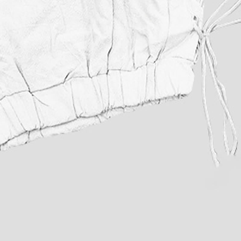 Nimara Ritual Summer Casual Drawstring Side Slit Solid Bermuda Shorts Men's Straight Leg Pants With Pockets
