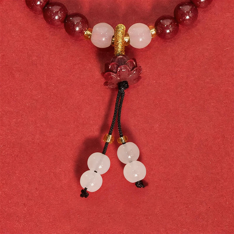 Nimara Ritual Cinnabar Lotus Enlightenment Bracelet